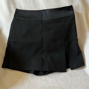 Commence High Waisted Satin Band Mini Skirt (Skort)